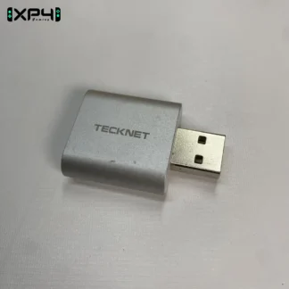 Adaptateur Audio USB TeckNet vers Double Jack 3.5mm - Plug & Play pour PC, Laptop et PS4
