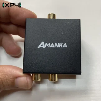 Convertisseur Audio Numérique vers Analogique Amanka DAC - Optique/Coaxial vers RCA & Jack 3.5mm