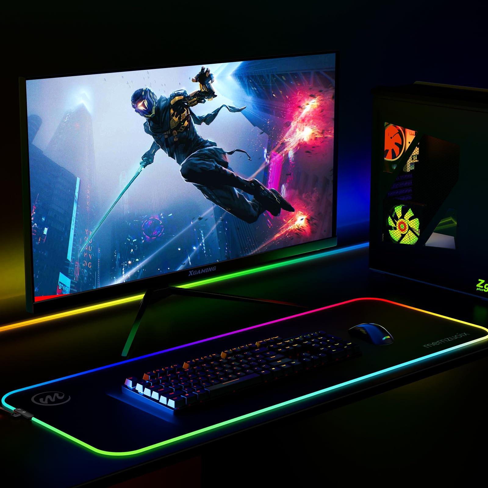 Deadskull Gaming Extended Mouse Pad 80x30 RGB – Image 7