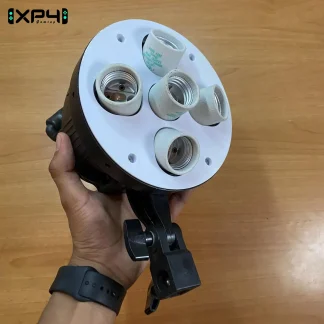 Tête d'Éclairage Studio Photo & Vidéo FX 1-5 – Tricolor Light 5x E27
