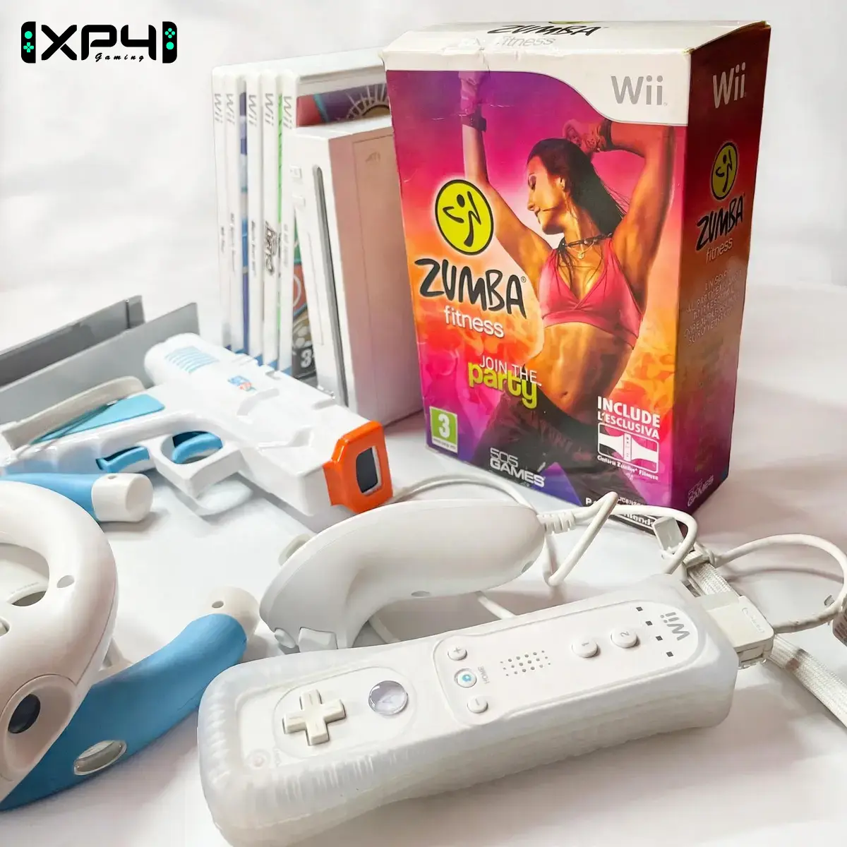 Console Nintendo Wii Blanche - Pack Complet avec Accessoires et Jeux – Image 4