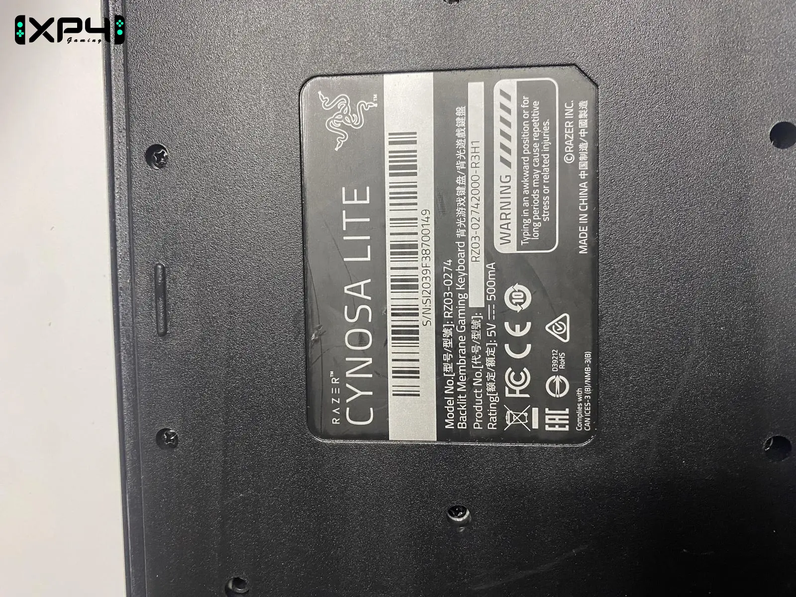 Razer Cynosa Lite clavier gaming membrane PC occasion – Image 3