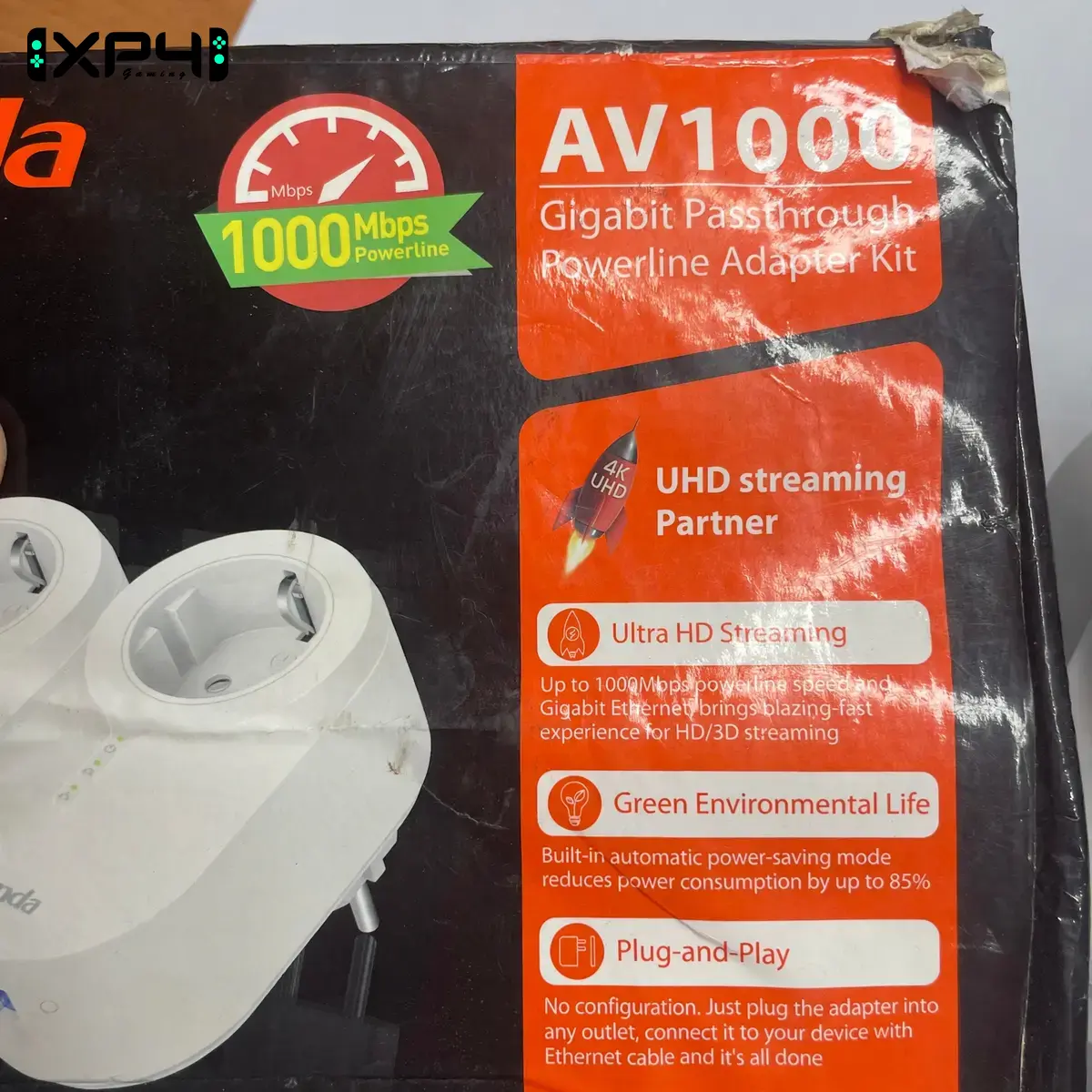 Tenda AV1000 x2 CPL Gigabit Passthrough occasion – Image 4