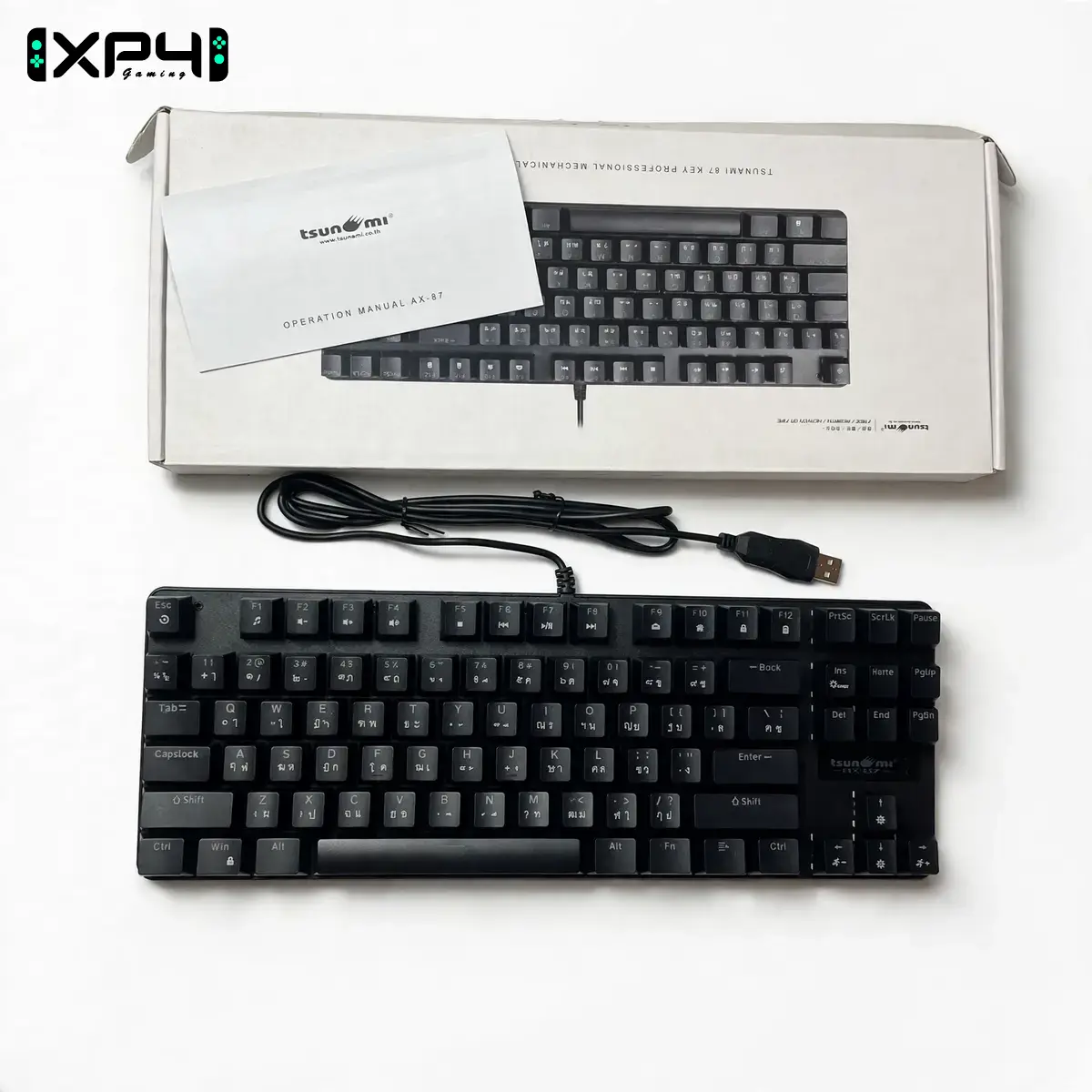 Tsunami AX-87 clavier mécanique TKL USB PC occasion