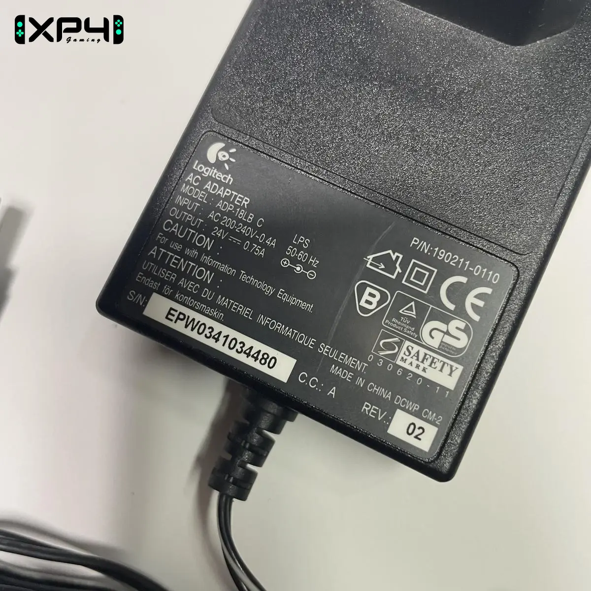 Logitech ADP-18LB C adaptateur 24V 0.75A occasion – Image 2