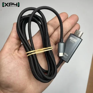 Câble adaptateur USB-C vers HDMI 4K 60Hz tressé occasion